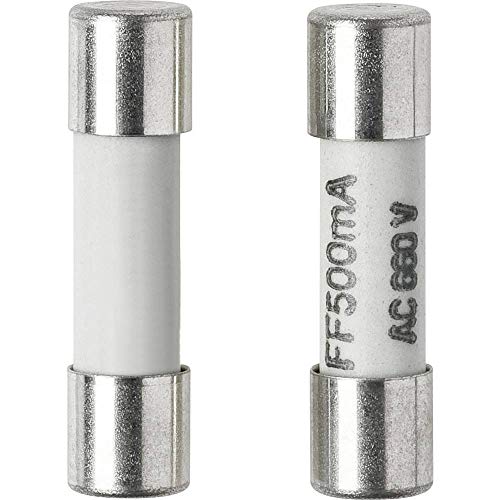 Voltcraft Feinsicherung (Ø x L) 5 mm x 20 mm 500 mA 660 V Superflink -FF- Inhalt 1 St. von Voltcraft
