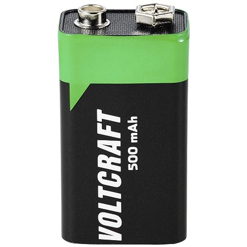 VOLTCRAFT 6LR61 9 V Block-Akku Li-Ion 500 mAh 7.4 V 1 St. von Voltcraft