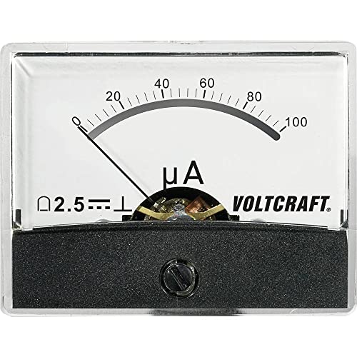 VOLTCRAFT AM-60X46/100µA/DC AM-60X46/100µA/DC Einbau-Messgerät AM-60X46/100µA/DC 100 µA Drehspule von Voltcraft