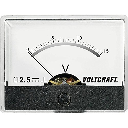 VOLTCRAFT AM-60X46/15V/DC AM-60X46/15V/DC Einbau-Messgerät AM-60X46/15V/DC 15 V Drehspule von Voltcraft