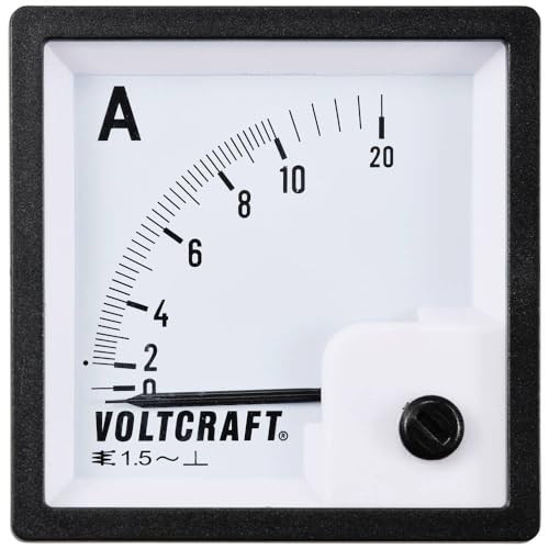 VOLTCRAFT AM-72X72/10A AM-72X72/10A Analog-Einbaumessgerät AM-72X72/10A 10 A Dreheisen von Voltcraft