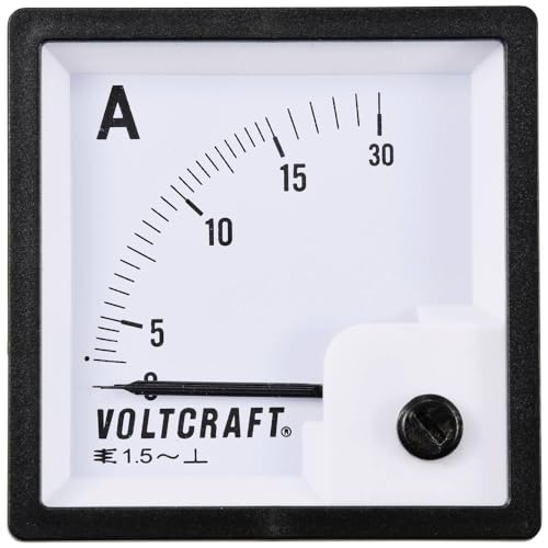 VOLTCRAFT AM-72X72/15A AM-72X72/15A Analog-Einbaumessgerät AM-72X72/15A 15 A Dreheisen von Voltcraft