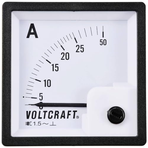 VOLTCRAFT AM-72X72/25A AM-72X72/25A Analog-Einbaumessgerät AM-72X72/25A 25 A Dreheisen von Voltcraft