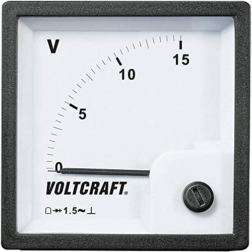 VOLTCRAFT AM-72x72/15V AM-72x72/15V Analog-Einbaumessgerät AM-72x72/15V 15 V Drehspule von Voltcraft