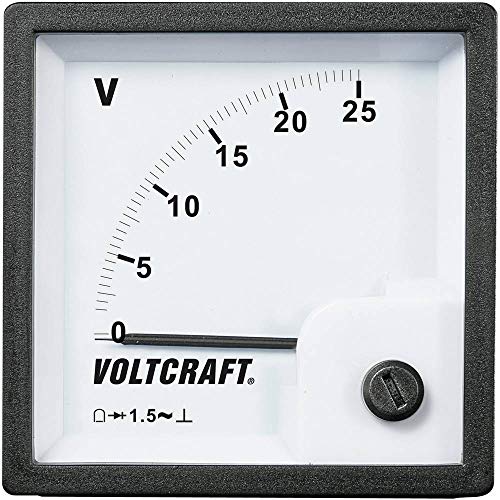 VOLTCRAFT AM-72x72/25V AM-72x72/25V Analog-Einbaumessgerät AM-72x72/25V 25 V Drehspule von Voltcraft