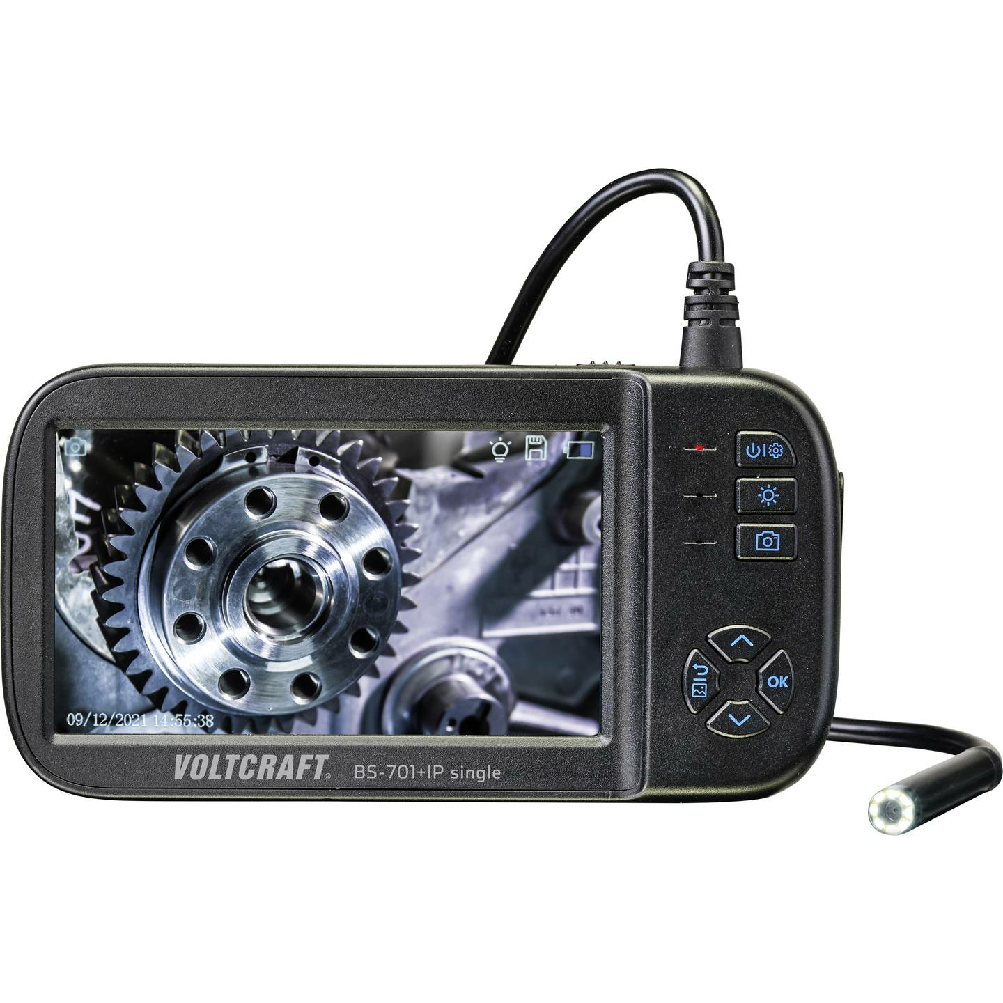 VOLTCRAFT BS-701SE+IP Single Endoskop Inspektionskamera Sonde SIEHE TEXT/FOTO von Voltcraft