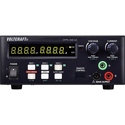 VOLTCRAFT CPPS-320-42 Labornetzgerät, einstellbar 0.02-42 V/DC 0.01-20 A 320 W USB fernsteuerbar, programmierbar, A von Voltcraft