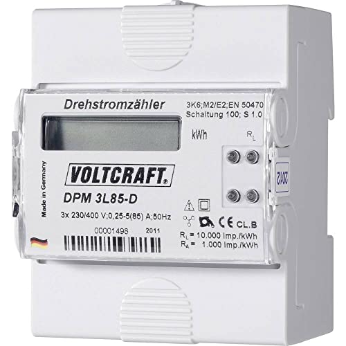 VOLTCRAFT DPM 3L85-D Drehstromzähler digital 85 A MID-konform: Nein 1 St. von Voltcraft