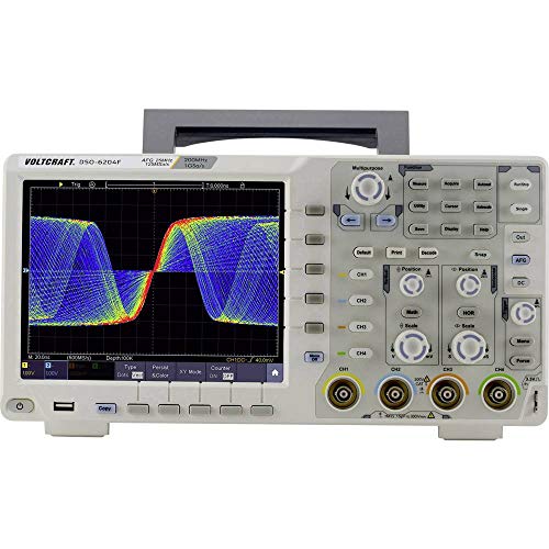 VOLTCRAFT DSO-6204F Digital-Oszilloskop 200 MHz 4-Kanal 1 GSa/s 10 Mpts 8 Bit Digital-Speicher (DSO), Funktionsgenerato von Voltcraft