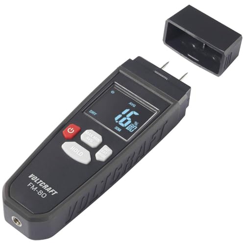 VOLTCRAFT FM-80 Materialfeuchtemessgerät Messbereich Baufeuchtigkeit (Bereich) 0.20 bis 2.0% Messbereich Holzfeuchtigk von Voltcraft