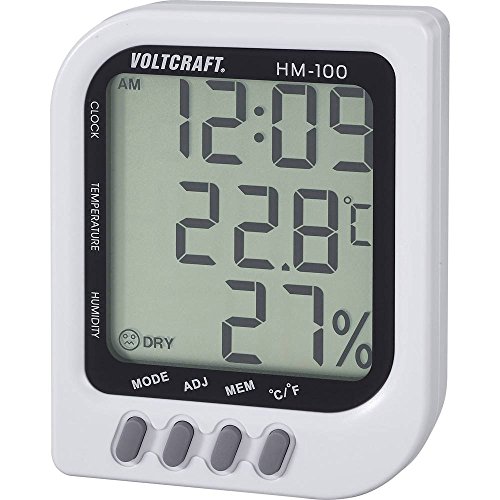 VOLTCRAFT HM-100 Luftfeuchtemessgerät (Hygrometer) 20% rF 90% rF von Voltcraft