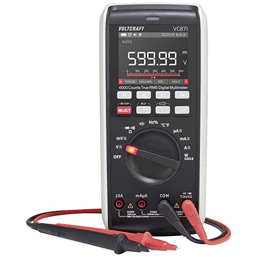 VOLTCRAFT VC871 Hand-Multimeter digital Datenlogger CAT III 1000 V, CAT IV 600 V Anzeige (Counts): 60000 von Voltcraft