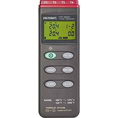 Voltcraft K204 Temperatur-Messgerät -200 - +1370 °C Fühler-Typ K von Voltcraft