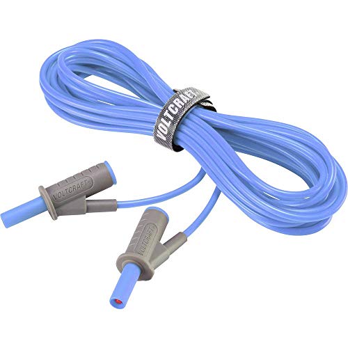 VOLTCRAFT MSB-501 Sicherheits-Messleitung Lamellenstecker 4 mm Lamellenstecker 4 mm 5.00 m Blau 1 St. VOLTCRAFT MSB-501 Sicherheits-Messleitung Lamellenstecker 4 mm Lamellenstecker 4 mm 5.00 m Blau 1 St. von Voltcraft