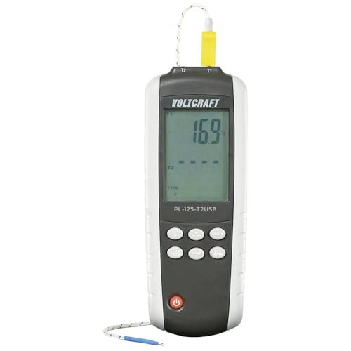 VOLTCRAFT PL-125-T2 Temperatur-Messgerät -200 - +1372 °C Fühler-Typ K, J von Voltcraft