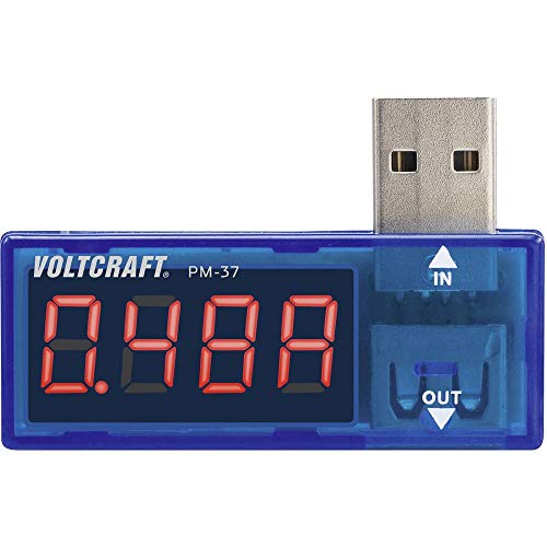 VOLTCRAFT PM-37 USB Strommessgerät digital CAT I Anzeige (Counts): 999 von Voltcraft