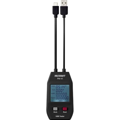 VOLTCRAFT PM-41 USB-C® und USB Typ A Tester von Voltcraft