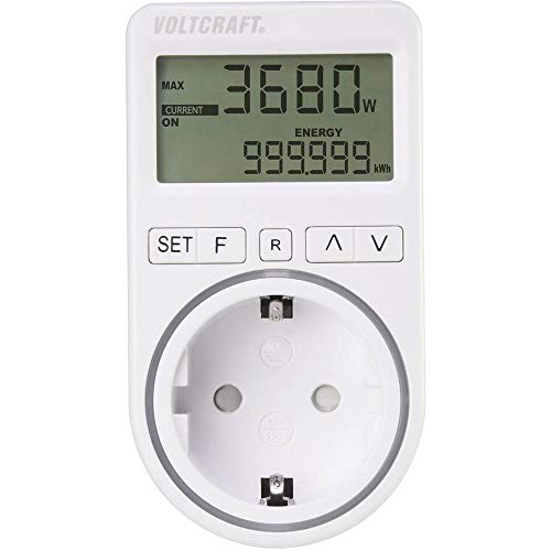 VOLTCRAFT SEM4500 Energiekosten-Messgerät Kostenprognose, Alarmfunktion, Stromtarif einstellbar von Voltcraft