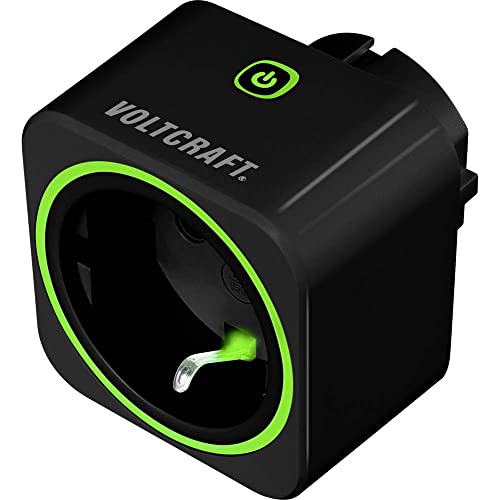 VOLTCRAFT SEM6000 BLACK Energiekosten-Messgerät Bluetooth®-Schnittstelle, Datenexport, Datenloggerfunktion, TRMS, Strom von Voltcraft