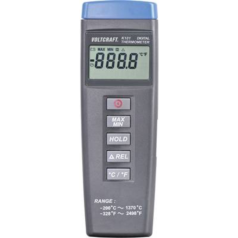 VOLTCRAFT Temperatur-Messgerät Thermometer Messgerät -200 - +1370°C Fühler-Typ K von Voltcraft