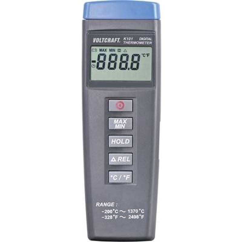 VOLTCRAFT Temperatur-Messgerät Thermometer Messgerät -200 - +1370°C Fühler-Typ K von Voltcraft