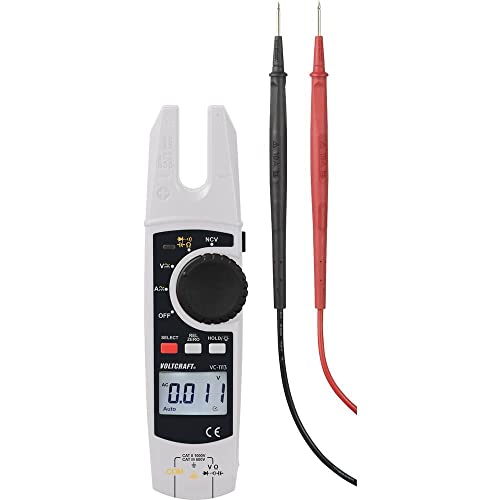 VOLTCRAFT VC-1113 Stromzange digital Prozess-Stromausgabe CAT II 1000 V, CAT III 600 V Anzeige (Counts): 6000 von Voltcraft