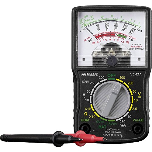VOLTCRAFT VC-13A Hand-Multimeter analog CAT III 300 V von Voltcraft