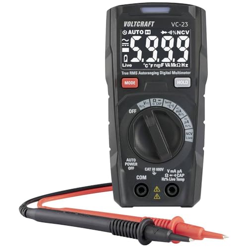 VOLTCRAFT VC-23 Hand-Multimeter digital CAT III 600 V Anzeige (Counts): 6000 von Voltcraft
