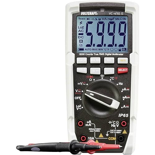 VOLTCRAFT VC-450 E Hand-Multimeter digital Strahlwassergeschützt (IP65) CAT III 1000 V, CAT IV 600 V Anzeige (Counts): von Voltcraft