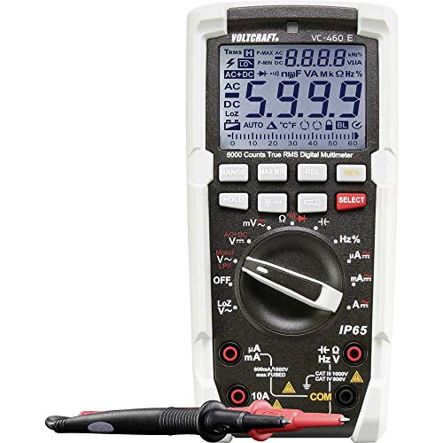 VOLTCRAFT VC-460 E Hand-Multimeter digital Strahlwassergeschützt (IP65) CAT III 1000 V, CAT IV 600 V Anzeige (Counts): von Voltcraft