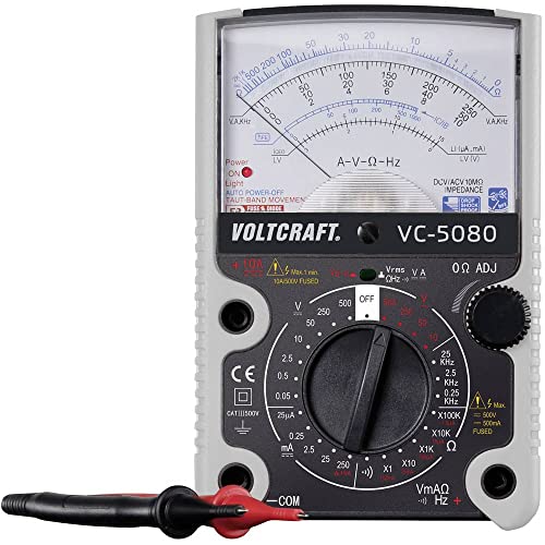 VOLTCRAFT VC-5080 Hand-Multimeter analog CAT III 500 V von Voltcraft