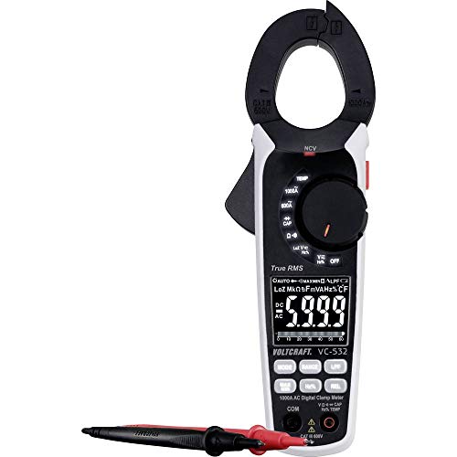 VOLTCRAFT VC-532 Stromzange digital CAT III 600 V Anzeige (Counts): 6000 von Voltcraft