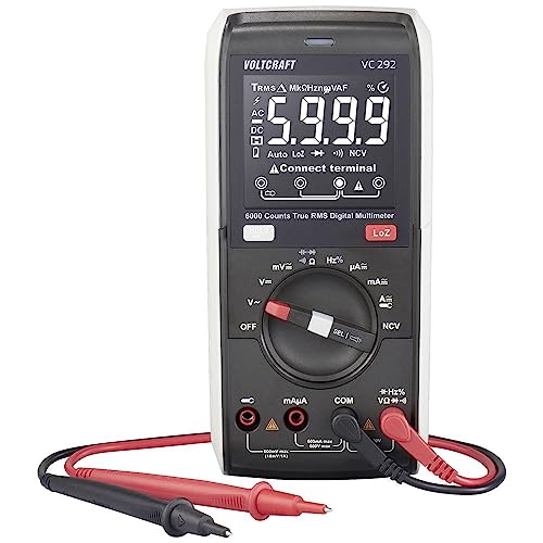 VOLTCRAFT VC292 Hand-Multimeter kalibriert (ISO) digital CAT III 600 V Anzeige (Counts): 6000 von Voltcraft