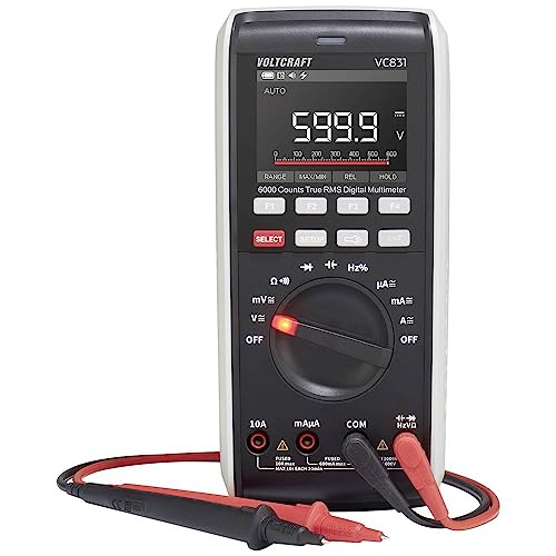 VOLTCRAFT VC831 Hand-Multimeter digital CAT III 1000 V, CAT IV 600 V Anzeige (Counts): 6000 von Voltcraft
