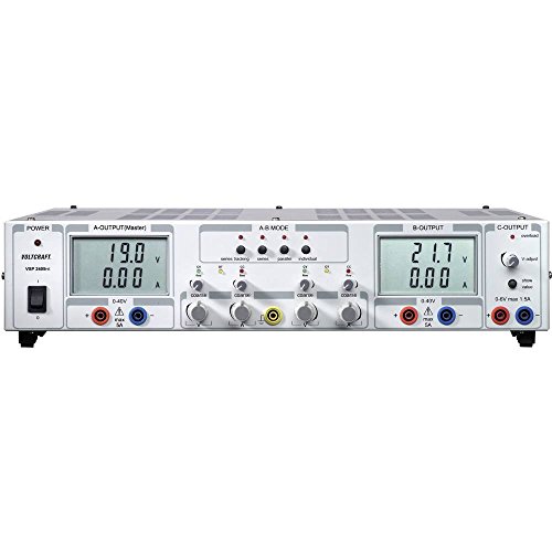 VOLTCRAFT VSP 2405 Labornetzgerät, einstellbar 0.1-40 V/DC 0-5 A 409 W Anzahl Ausgänge 3 x von Voltcraft