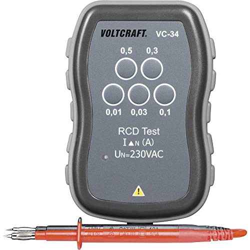 VOLTCRAFT VC-34 FI-Schnelltester CAT III 250 V VOLTCRAFT VC-34 FI-Schnelltester CAT III 250 V von Voltcraft