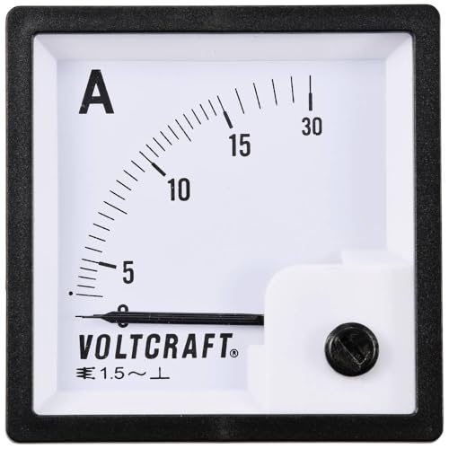 Voltcraft AM-72X72/15A AM-72X72/15A Analog-Einbaumessgerät AM-72X72/15A 15A Dreheisen von Voltcraft