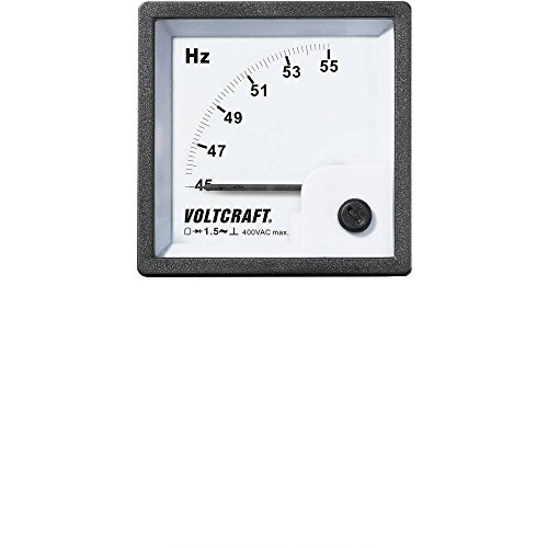 Voltcraft AM-72X72/50HZ AM-72X72/50HZ Analog-Einbaumessgerät AM-72X72/50HZ 45-55Hz Drehspule Voltcraft AM-72X72/50HZ AM-72X72/50HZ Analog-Einbaumessgerät AM-72X72/50HZ 45-55Hz Drehspule von Voltcraft