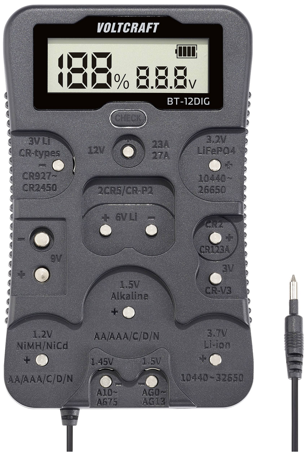 Voltcraft Batterietester Bt 12 Dig Messbereich Tester Messgerät Gerät Batterie B-Ware Voltcraft Batterietester Bt 12 Dig Messbereich Tester Messgerät Gerät Batterie B-Ware von Voltcraft