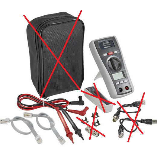 Voltcraft Ct 3 Dmm Multimeter Mit Kabeltester Kabel Prüfgerät Siehe Text/Foto C-Ware von Voltcraft