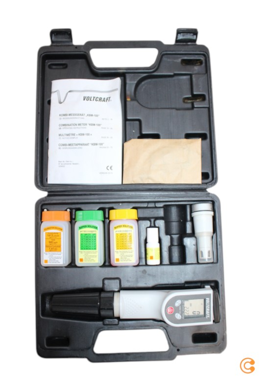 Voltcraft Kbm 100 Kombi Messgerät P H Wert Orp Temperatur Leitfähigkeit Tds Pool B-Ware von Voltcraft