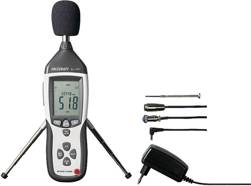 Voltcraft Sl451 Schallpegel Dezibel Geräusch Messgerät Lärmmessgerät Pegelmesser B-Ware von Voltcraft