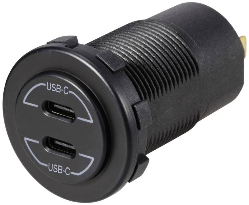 Voltcraft Usb C Doppelsteckdose Autosteckdose Zigarettenanzünderstecker B-Ware von Voltcraft