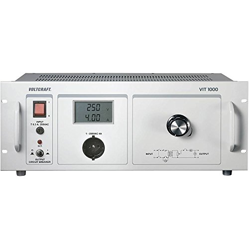 VOLTCRAFT VIT 1000 Labor-Trenntrafo einstellbar 1 - 250 V/AC von Voltcraft