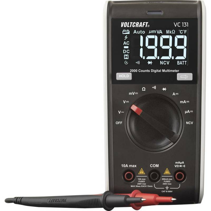 B-Ware Voltcraft Vc131 Hand Multimeter Digitaler Stromkreismesser Stromprüfer 600 V B-Ware Voltcraft Vc131 Hand Multimeter Digitaler Stromkreismesser Stromprüfer 600 V von Voltcraft
