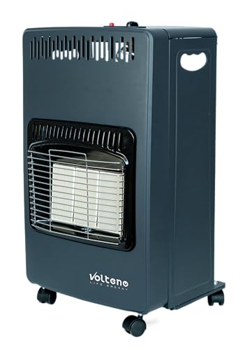 Volteno Gasheizer Mit Gasdruckregler Gasschlauch Gasheizofen Heizstrahler 1500 2800 4200 W Gasheizung Für Innenräume Außen Terrasse Camping Zelt Für Fläche Bis 60 m2 von Volteno