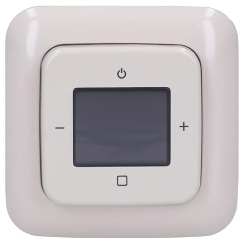 Busch-Jaeger Unterputz-Radio-Set: 8217 U-101 Busch-Radio BTconnect DAB + 8252-212-101 Zentralscheibe für Busch-DAB + Radio + 2511-212 Abdeckrahmen 1-fach Cremeweiß Busch-Duro 2000 SI von Voltking