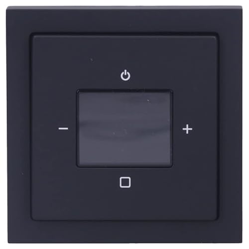Busch-Jaeger Komplett-Set 8217 Unterputz-Radio BTconnect DAB+ mit Bluetooth 8252 future® linear Zentralscheibe Schwarz matt 1721-885K future® linear 1-fach Abdeckahmen Schwarz Matt future® linear von Voltking
