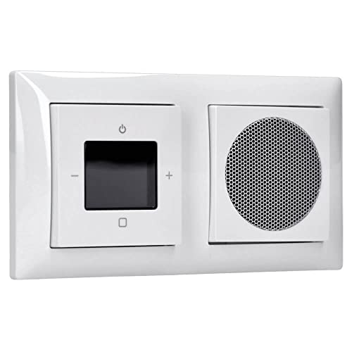 Busch-Jaeger Komplett-Set Unterputz UP DAB+ Radio 8215 U-101 Busch-balance SI Alpinweiß Lautsprecher 8223 U Abdeckung Zentralscheibe 8253-914 8252-914-101 2-fach Rahmen 1722-914 Busch-Jaeger Komplett-Set Unterputz UP DAB+ Radio 8215 U-101 Busch-balance SI Alpinweiß Lautsprecher 8223 U Abdeckung Zentralscheibe 8253-914 8252-914-101 2-fach Rahmen 1722-914 von Voltking