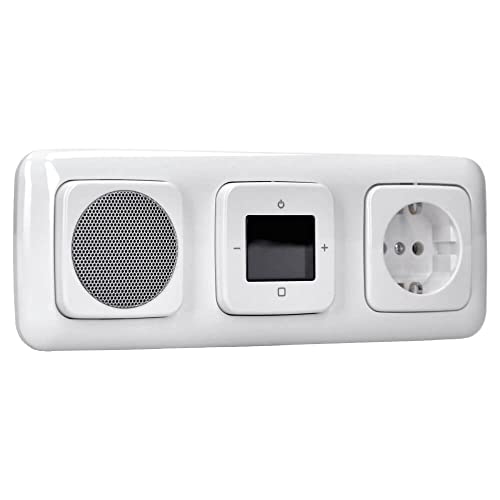 Busch-Jaeger Komplett-Set Unterputz UP DAB+ Radio 8215 U-101 Reflex SI Alpinweiß Lautsprecher 8223 U Abdeckung Zentralscheibe 8253-214 8252-214-101 Schuko-Steckdose 20 EUC-214 3-fach Rahmen 2513-214 Busch-Jaeger Komplett-Set Unterputz UP DAB+ Radio 8215 U-101 Reflex SI Alpinweiß Lautsprecher 8223 U Abdeckung Zentralscheibe 8253-214 8252-214-101 Schuko-Steckdose 20 EUC-214 3-fach Rahmen 2513-214 von Voltking